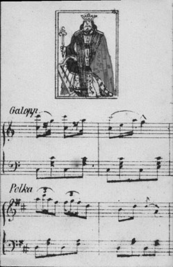Figure 5. Sample playing card for Musikalische Zauber-Karten. (Source: Eberly Family Special Collections Library, Pennsylvania State University.)